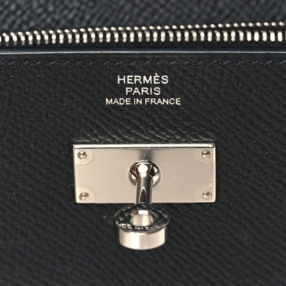 Hermes Epsom Kelly Wallet To Go Black 6 of 8