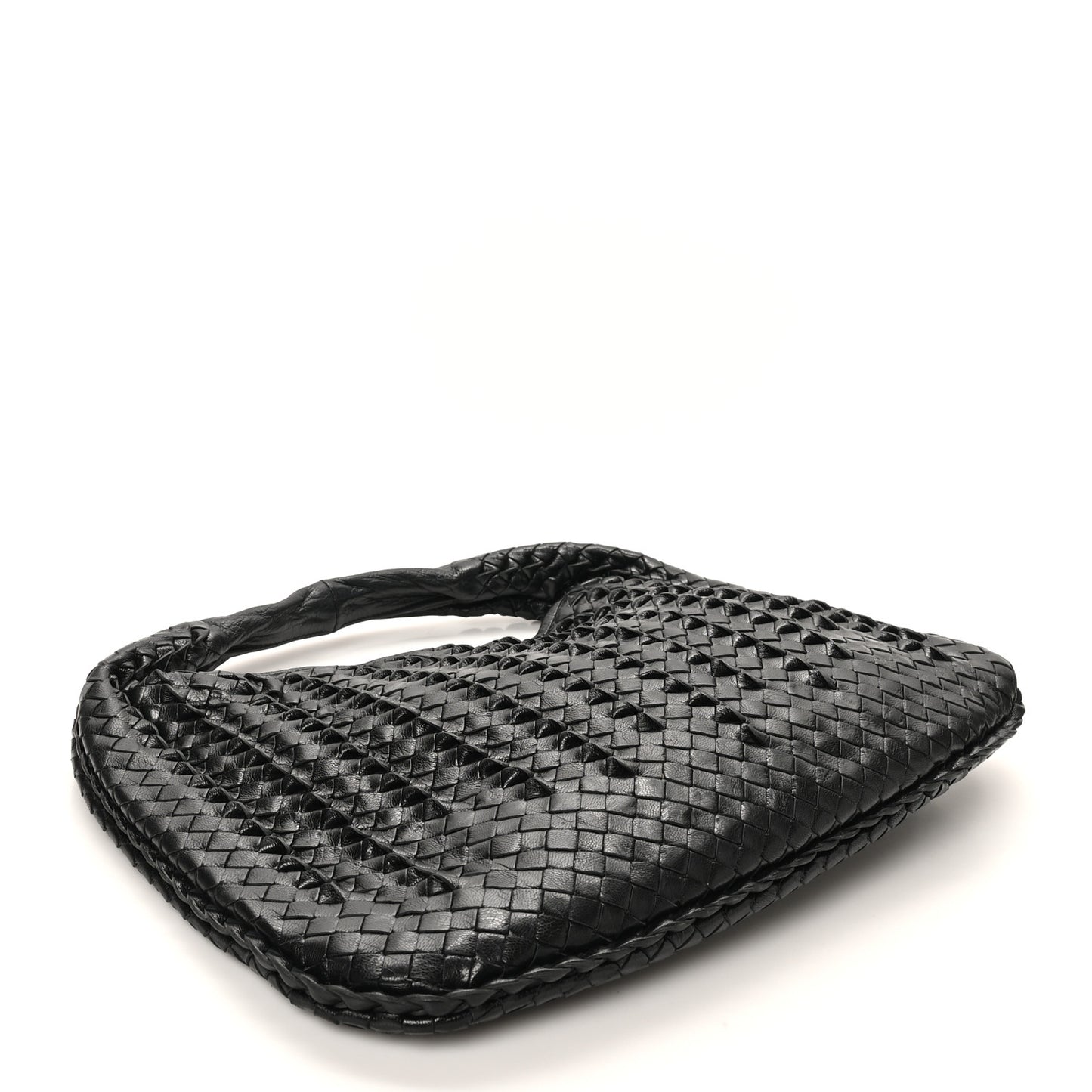 Nappa Intrecciato Medium Tornabuoni Hobo Black