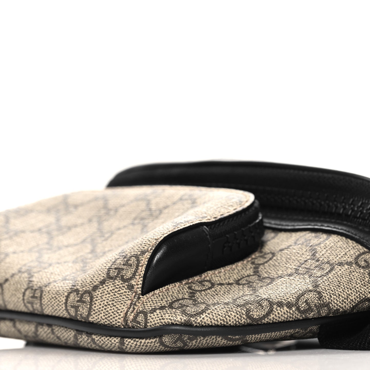 GG Supreme Monogram Belt Bag Black