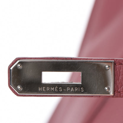 Hermes Taurillon Clemence Birkin 35 Bois de Rose 27 of 34