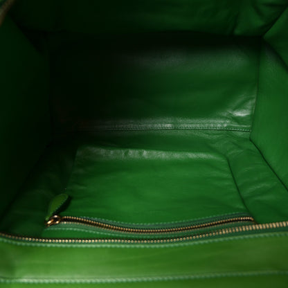 Celine Smooth Calfskin Mini Luggage Green 4 of 8
