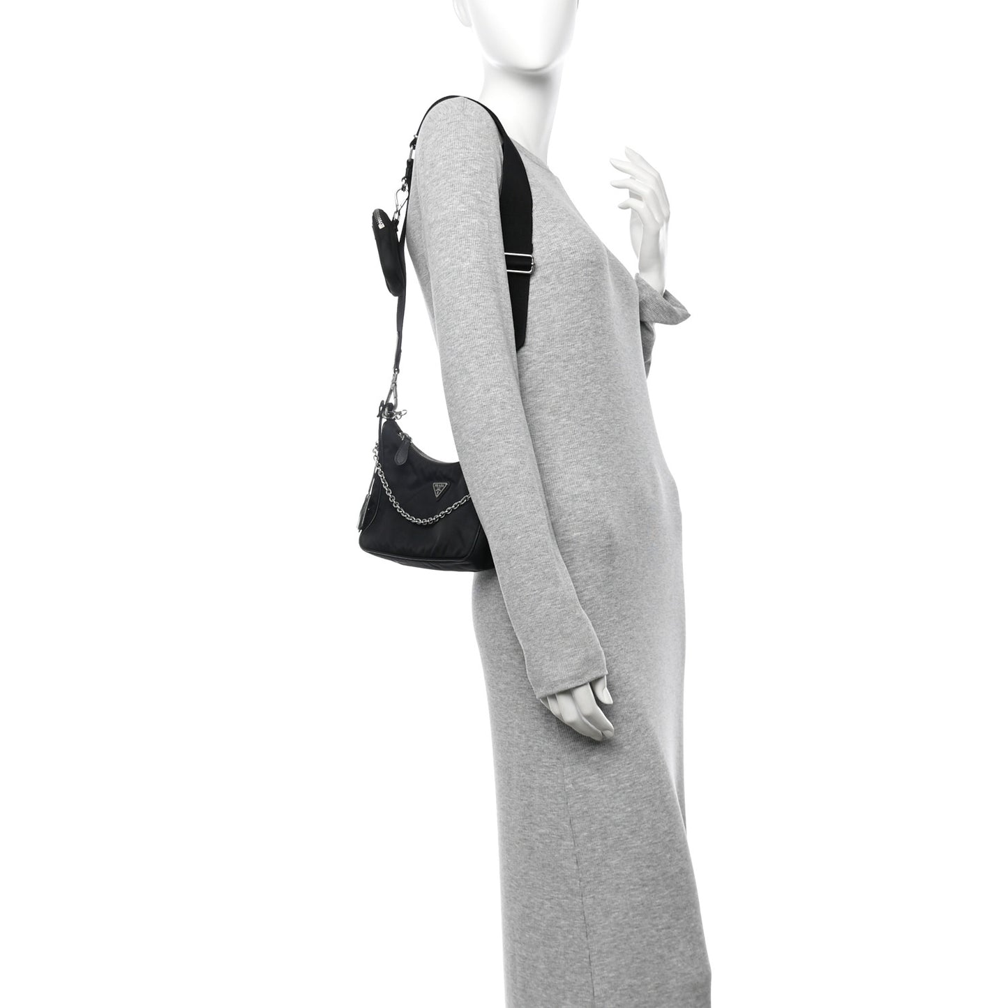Nylon Re-Edition 2005 Shoulder Bag Black