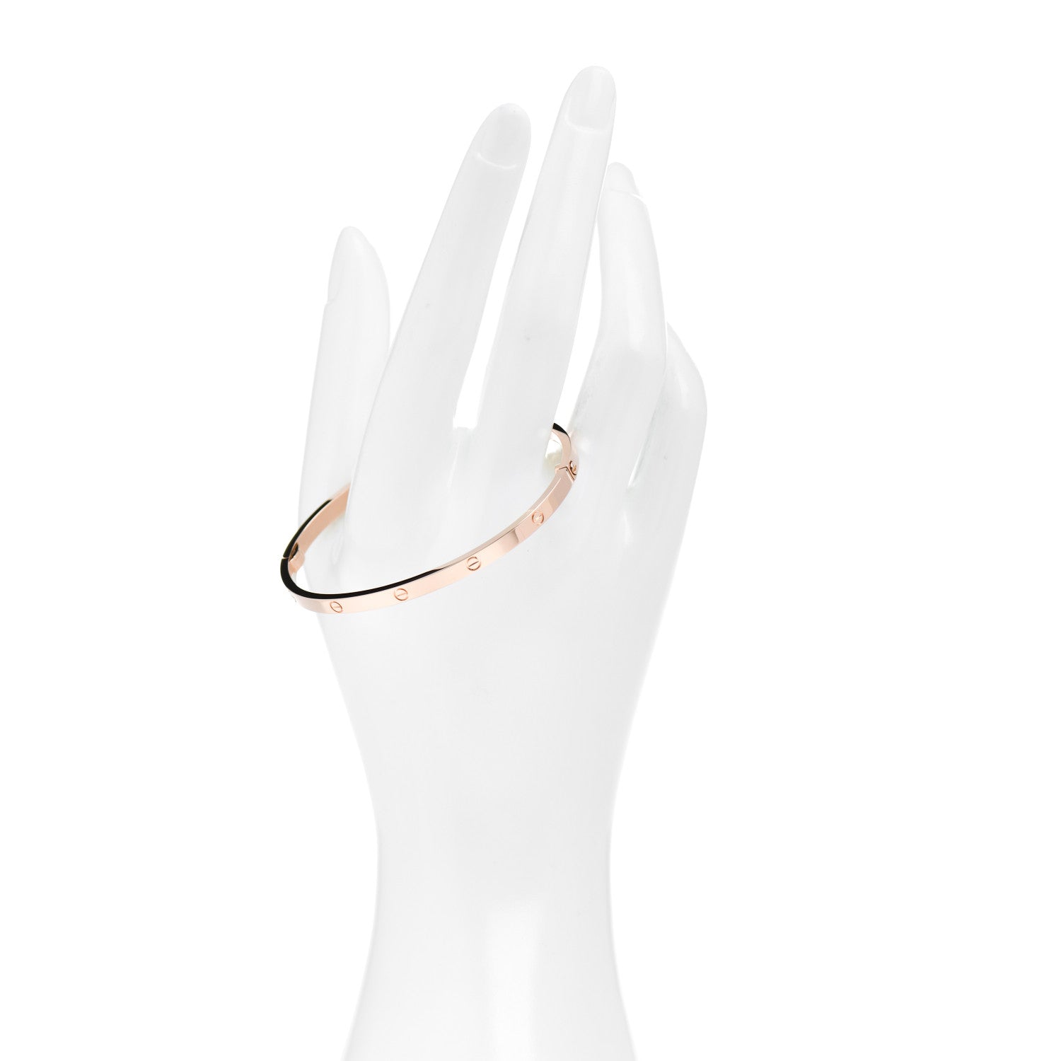 Cartier 18K Pink Gold Small LOVE Bracelet 18 2 of 5
