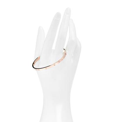 Cartier 18K Pink Gold Small LOVE Bracelet 18 2 of 5