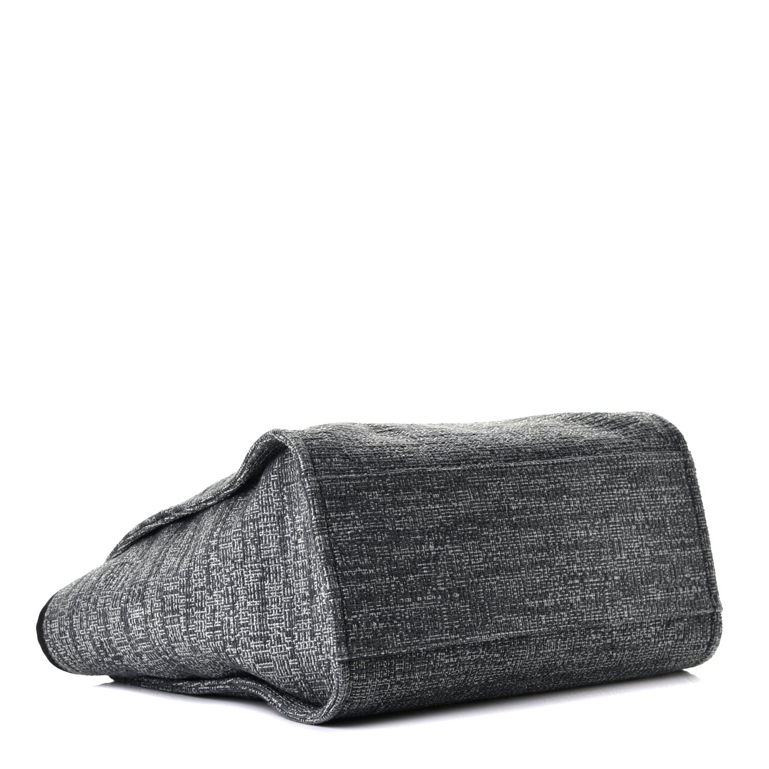 Chanel Canvas Medium Deauville Tote Charcoal 3 of 5