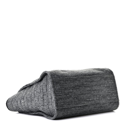 Chanel Canvas Medium Deauville Tote Charcoal 3 of 5