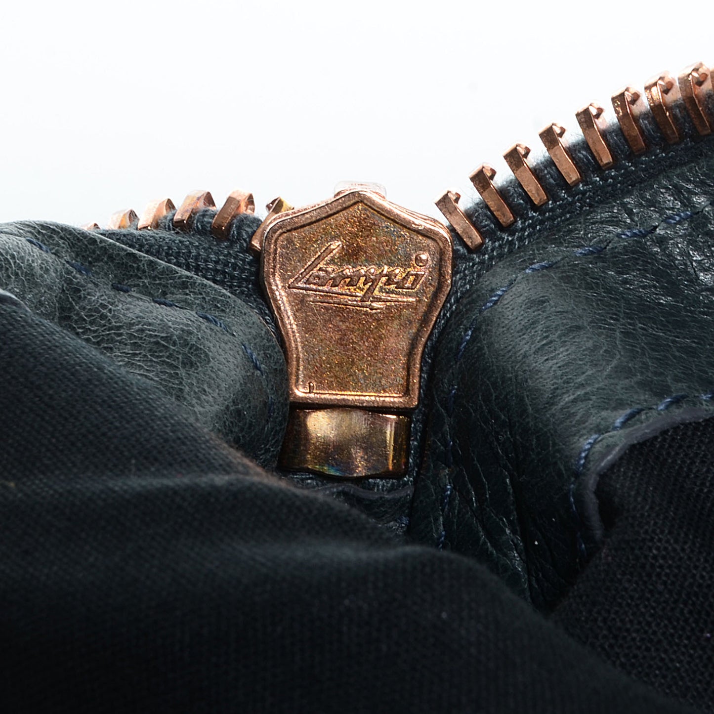 Agneau Giant 21 Rose Gold Hardware Work Anthracite