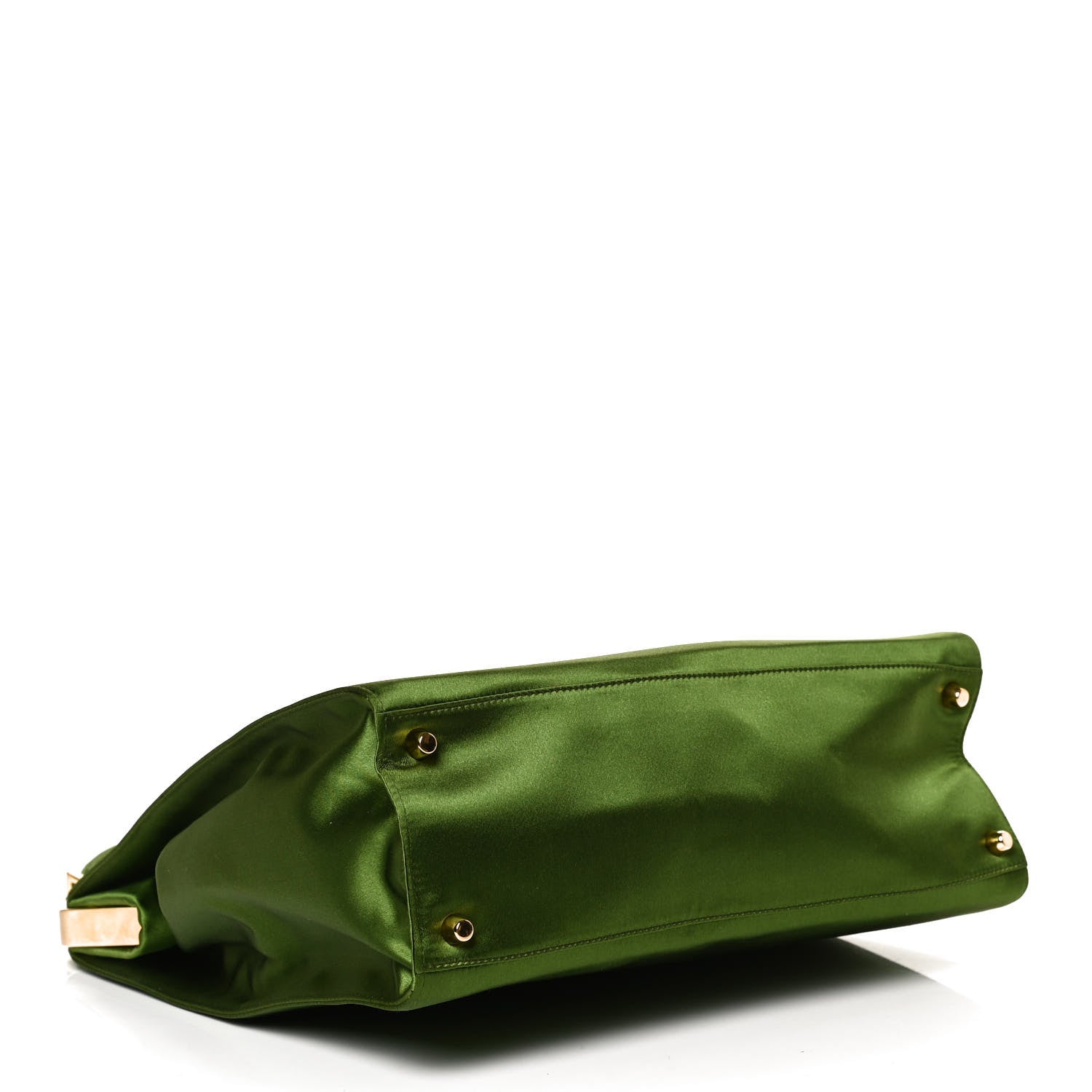 Prada Satin Framed Bag Green 4 of 10