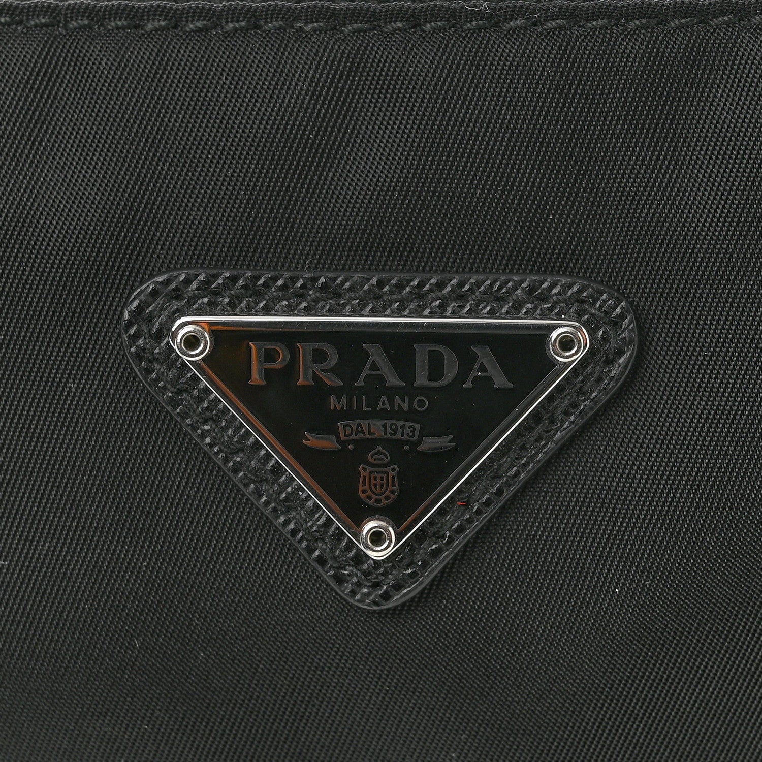 Prada Nylon Tessuto Cosmetic Pouch Black 8 of 8