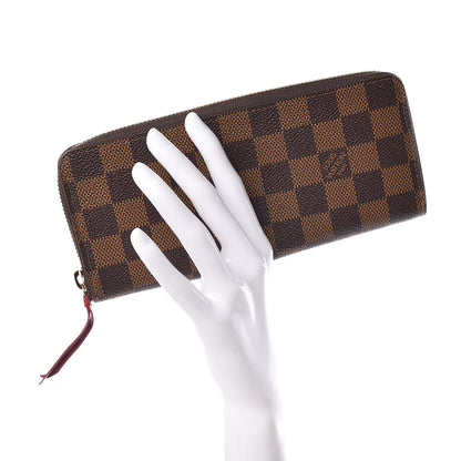 Louis Vuitton Damier Ebene Clemence Wallet Cherry 2 of 8