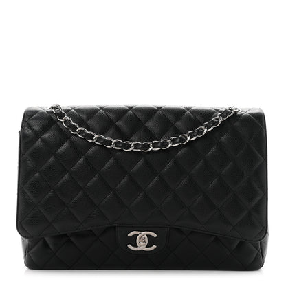 Chanel Caviar Quilted Maxi Double Flap Black 1 of 12