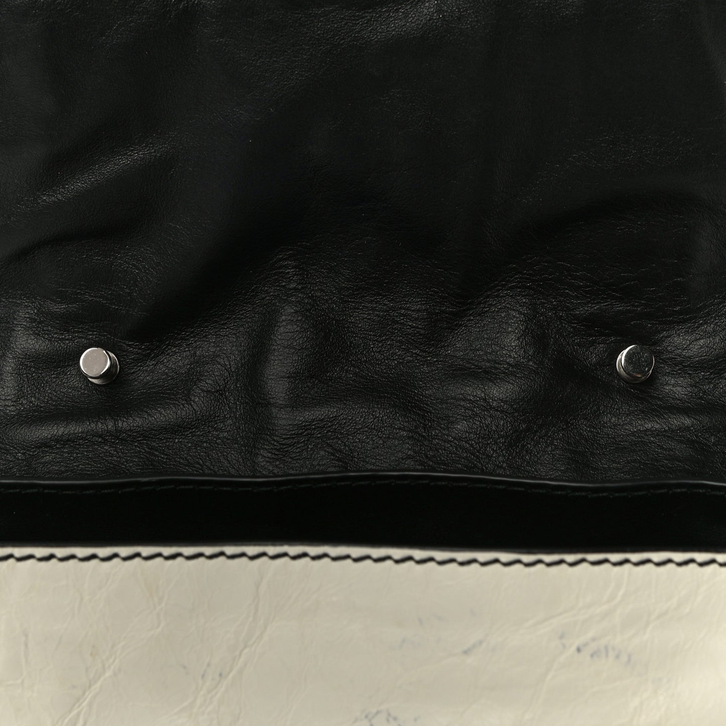 Crinkled Calfskin PS1 Mini Zip Crossbody White