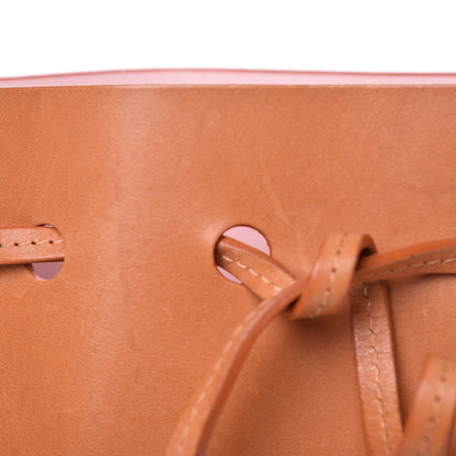 Mansur Gavriel Calfskin Mini Bucket Bag Cammello Rosa 10 of 11