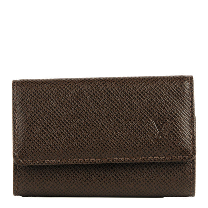 Louis Vuitton Taiga 6 Key Holder Grizzli 1 of 7