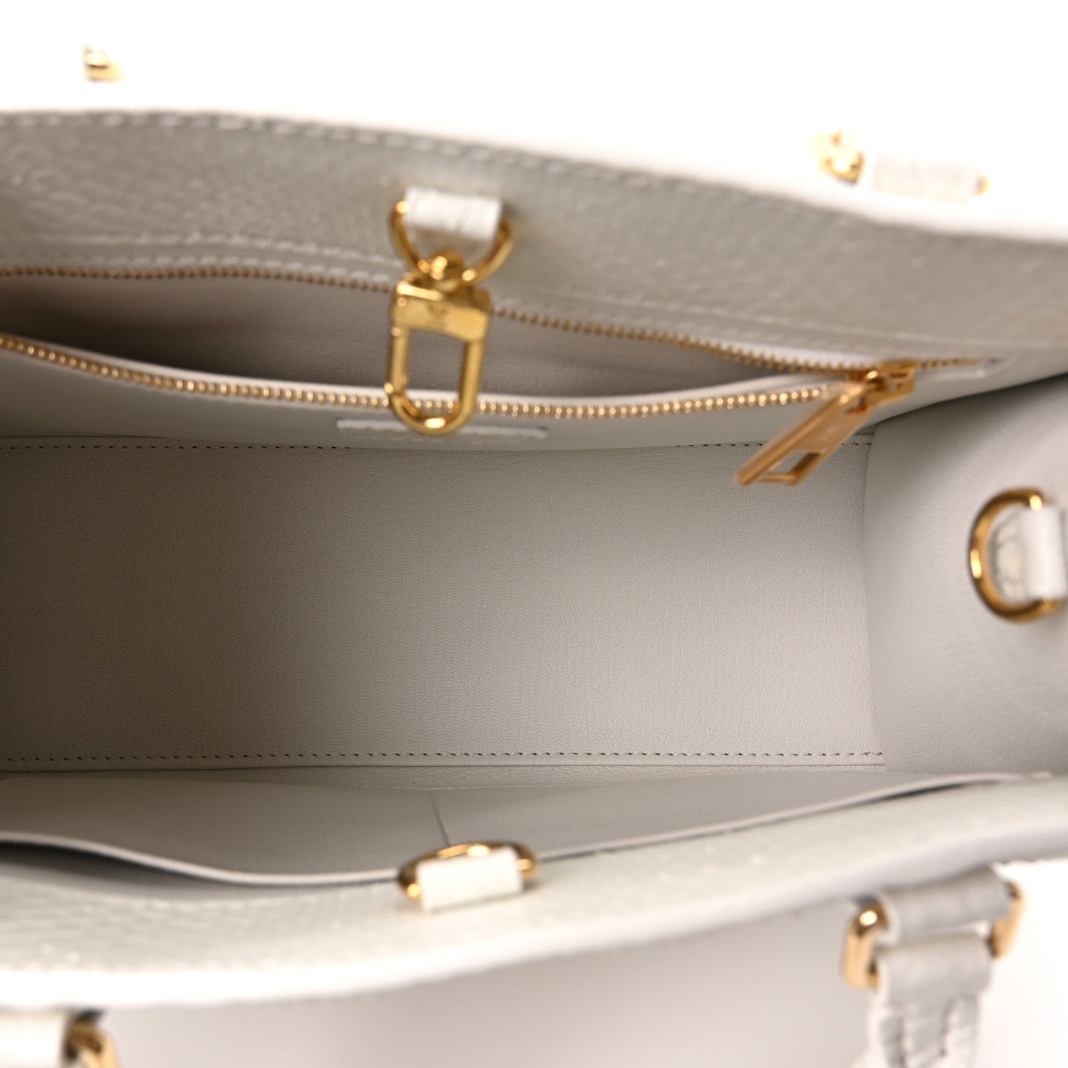 Louis Vuitton Snakeskin Empreinte Monogram Onthego PM White 5 of 10