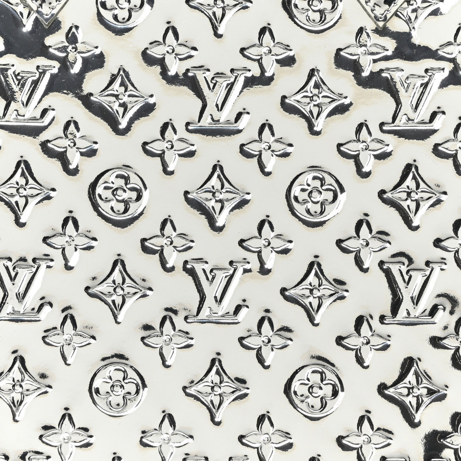 Louis Vuitton Monogram Miroir Alma GM XL Silver 7 of 9