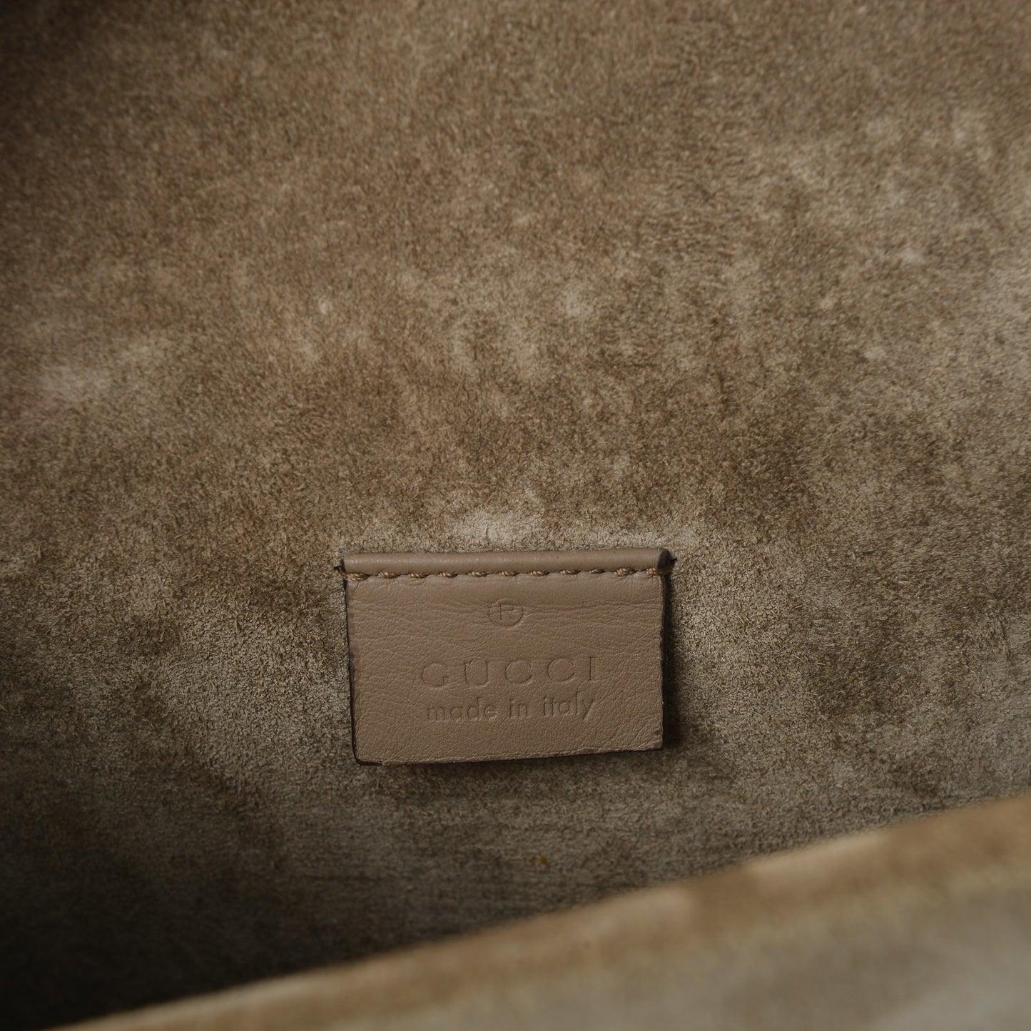 GG Supreme Monogram Mini Dionysus Shoulder Bag Taupe