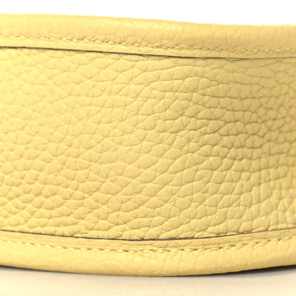 Hermes Taurillon Clemence Amazone Evelyne TPM Jaune Poussin Craie 9 of 10