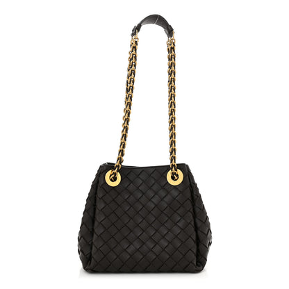 Bottega Veneta Nappa Intrecciato Small Parachute Chain Shoulder Bag Fondant 1 of 9