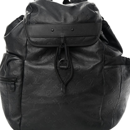 Louis Vuitton Calfskin Monogram Shadow Discovery Backpack Black 7 of 20
