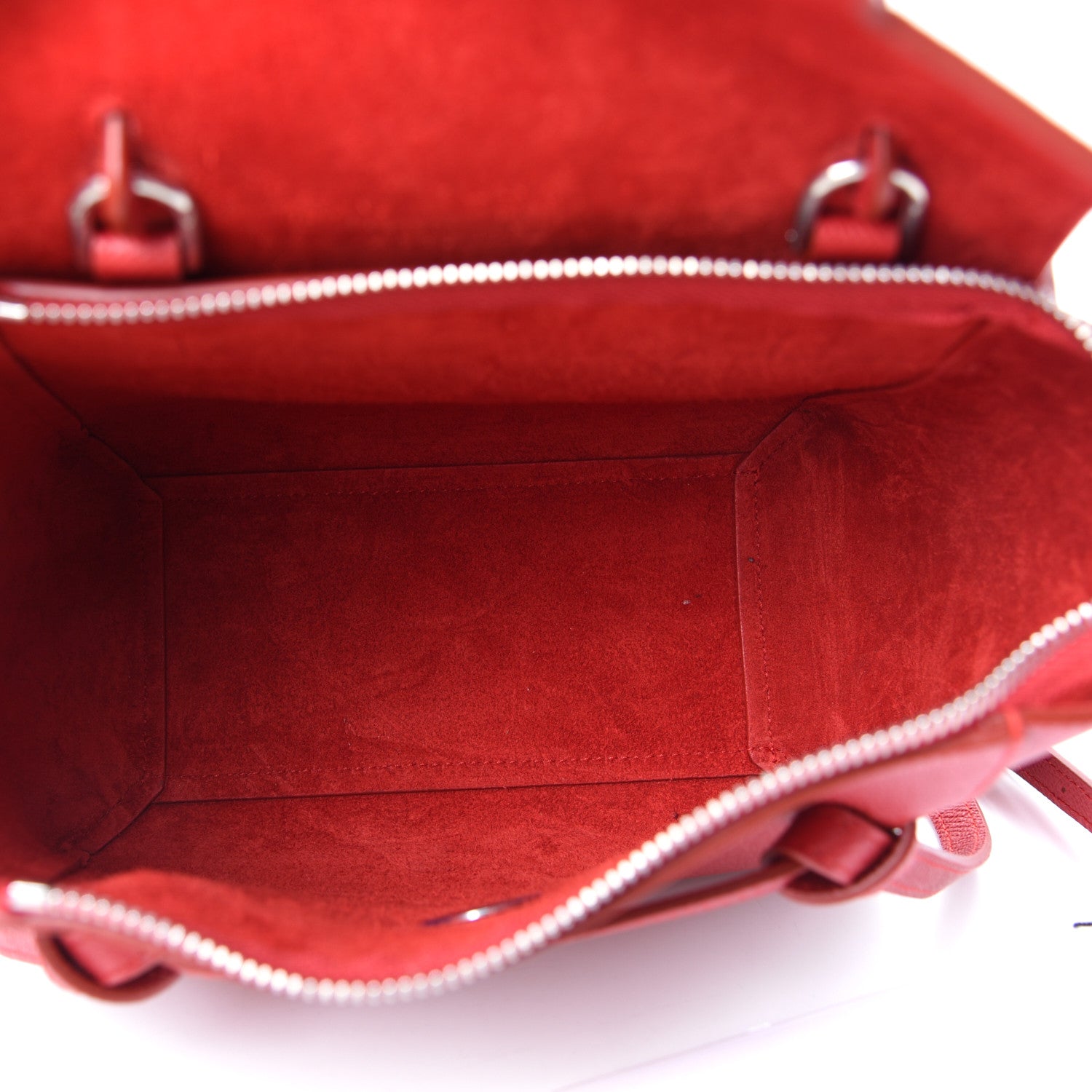 Celine Grained Calfskin Nano Belt Bag Coquelicot 5 of 9