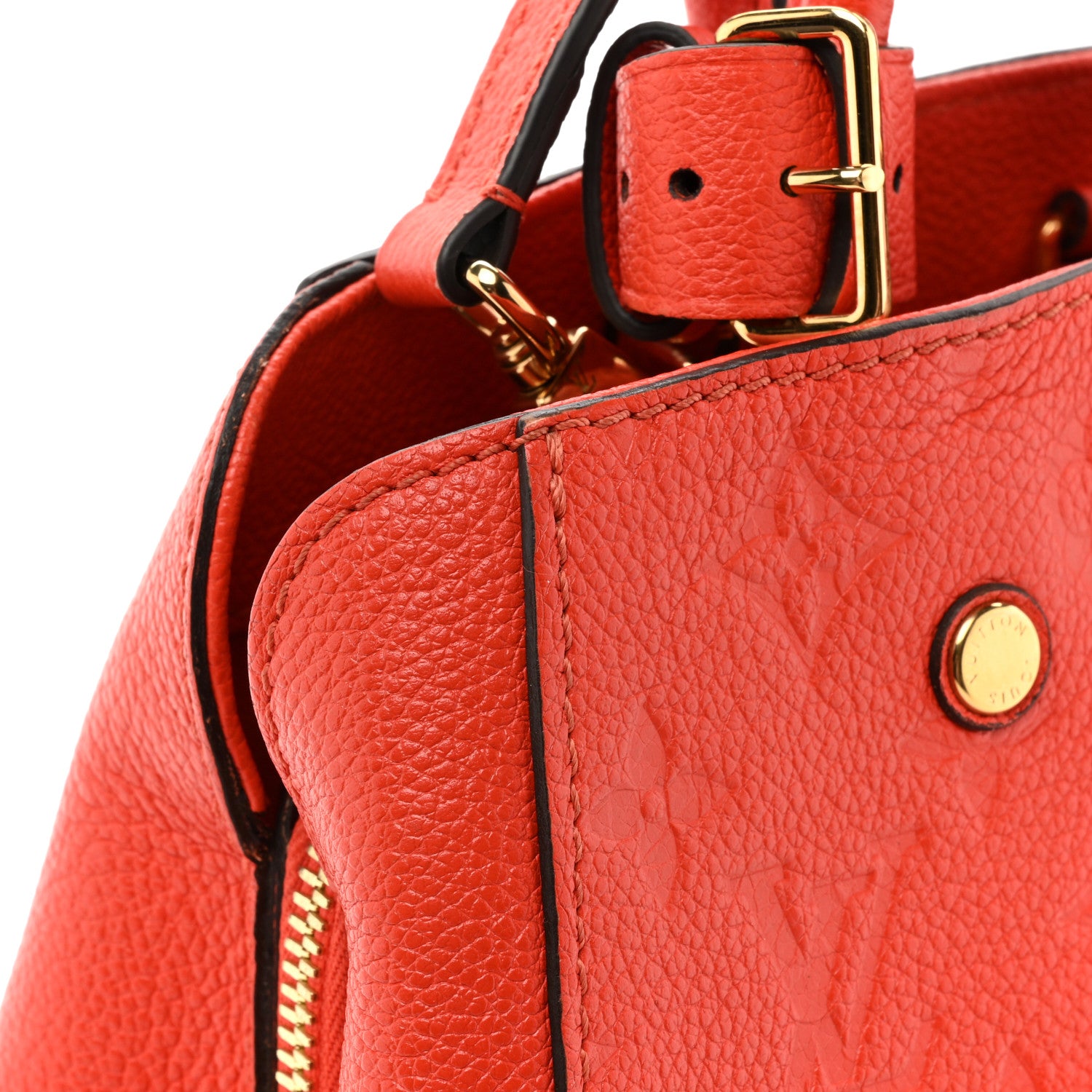 Louis Vuitton Empreinte Montaigne BB Apricot 17 of 19