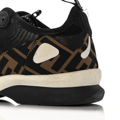Fendi Technical Mesh Lycra FFreedom Patchwork Sneakers 39 Black Tobacco 10 of 16