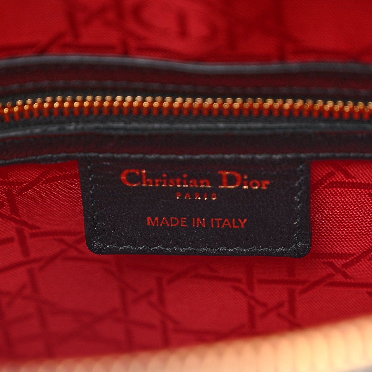 Christian Dior Lambskin Cannage Large Lady Dior Black 6 of 12