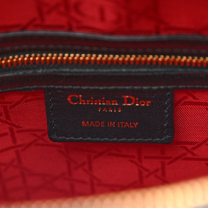 Christian Dior Lambskin Cannage Large Lady Dior Black 6 of 12