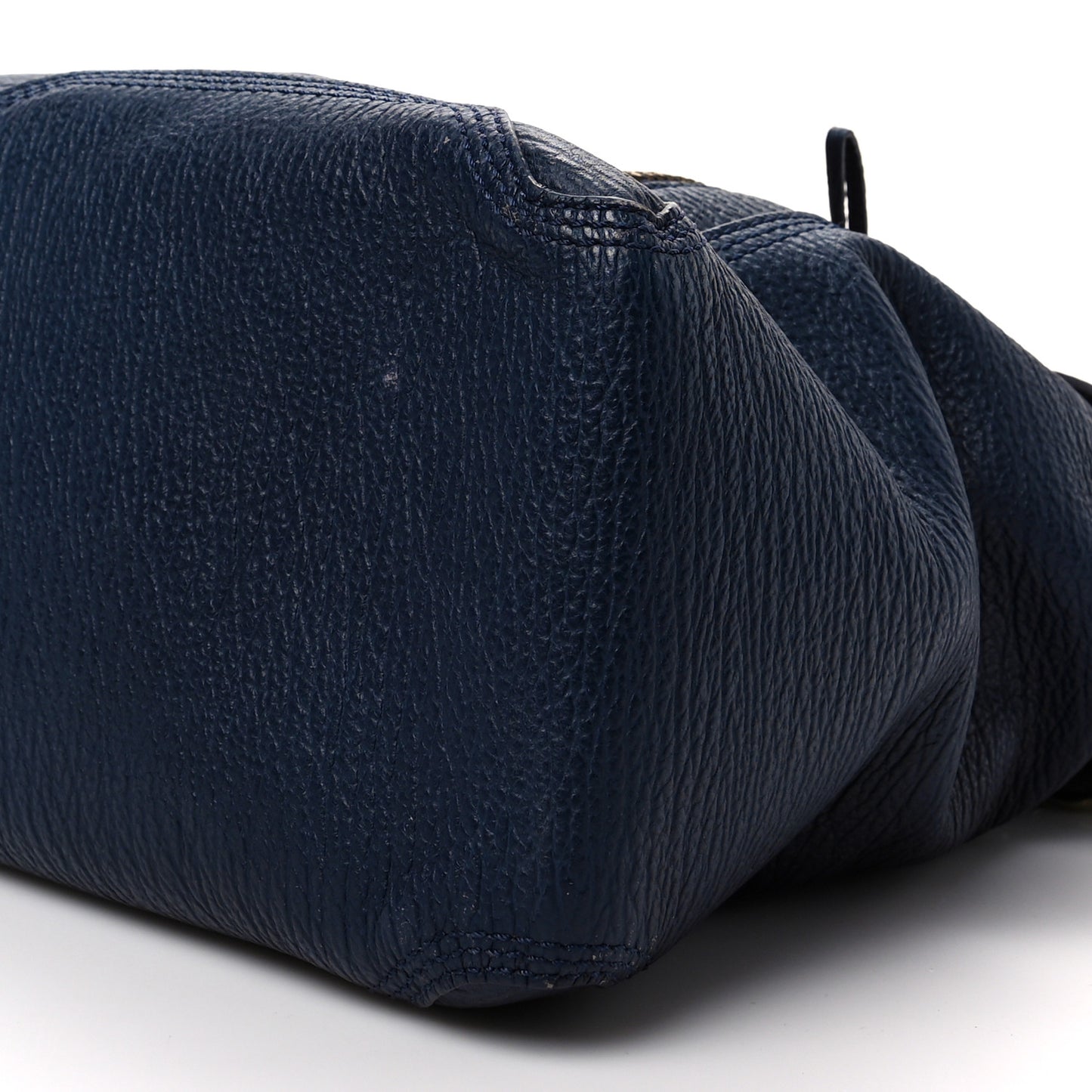 Textured Calfskin Large Pashli Satchel Ink