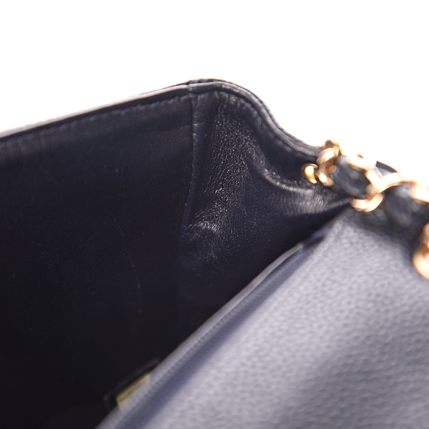 Chanel Caviar Quilted Mini Square Flap Navy 8 of 11