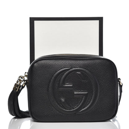 Gucci Pebbled Calfskin Small Soho Disco Bag Black 8 of 8