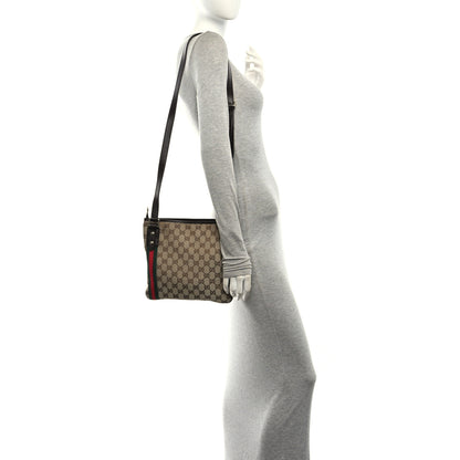 Gucci Monogram Web Jolicoeur Charms Messenger Dark Brown 2 of 10