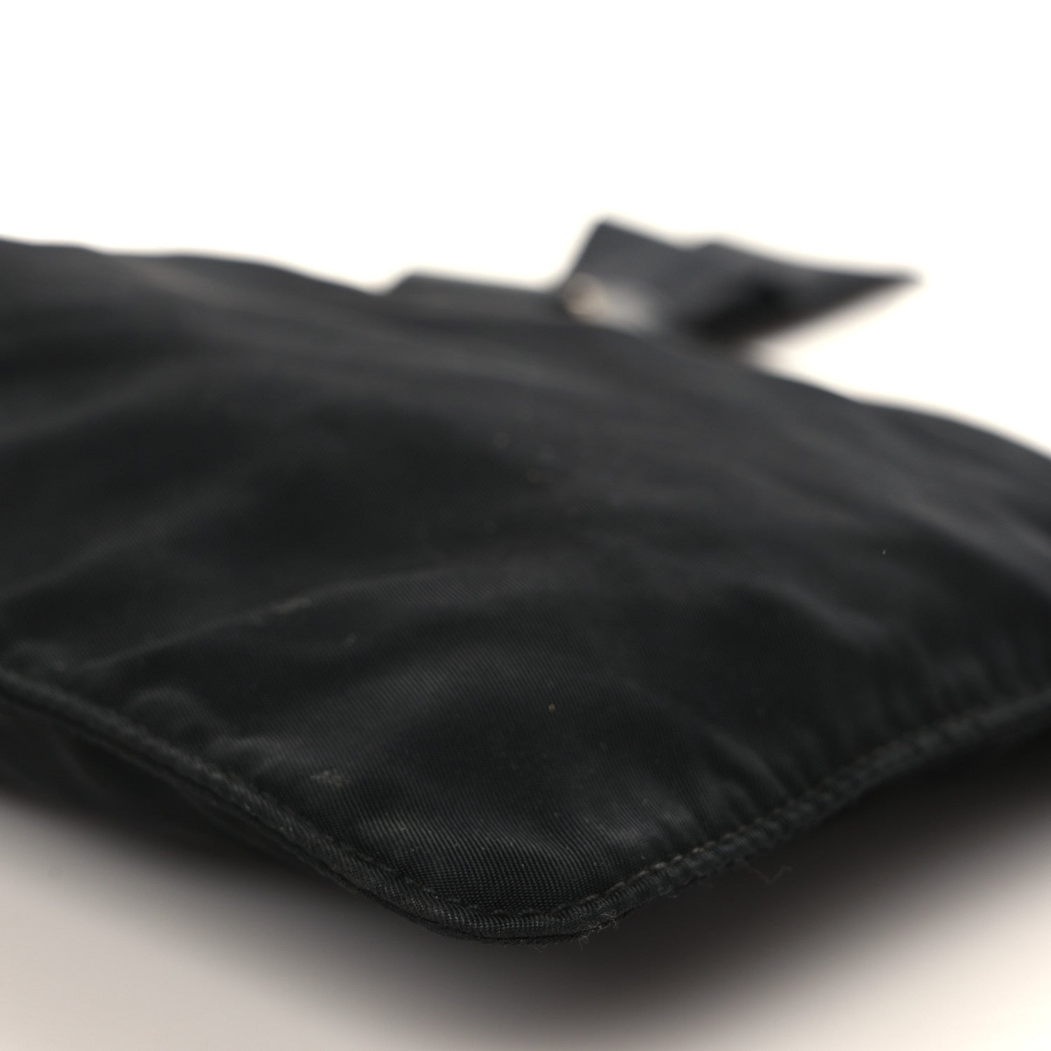 Prada Nylon Vela Flat Messenger Bag Black 9 of 11
