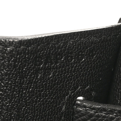 Hermes Epsom Birkin Sellier 25 Black 7 of 11