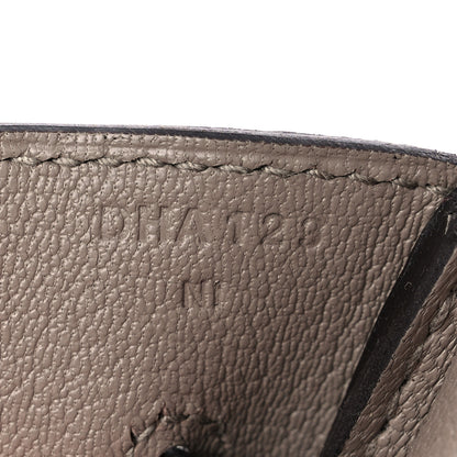 Hermes Taurillon Novillo Birkin 35 Gris Asphalte 7 of 12