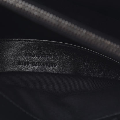 Saint Laurent Sheepskin Matelasse Chevron Monogram Large College Satchel Black 7 of 15