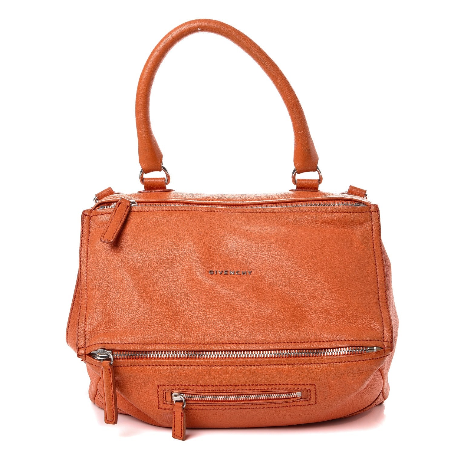 Givenchy Sugar Goatskin Large Pandora Bright Orange 1 of 26