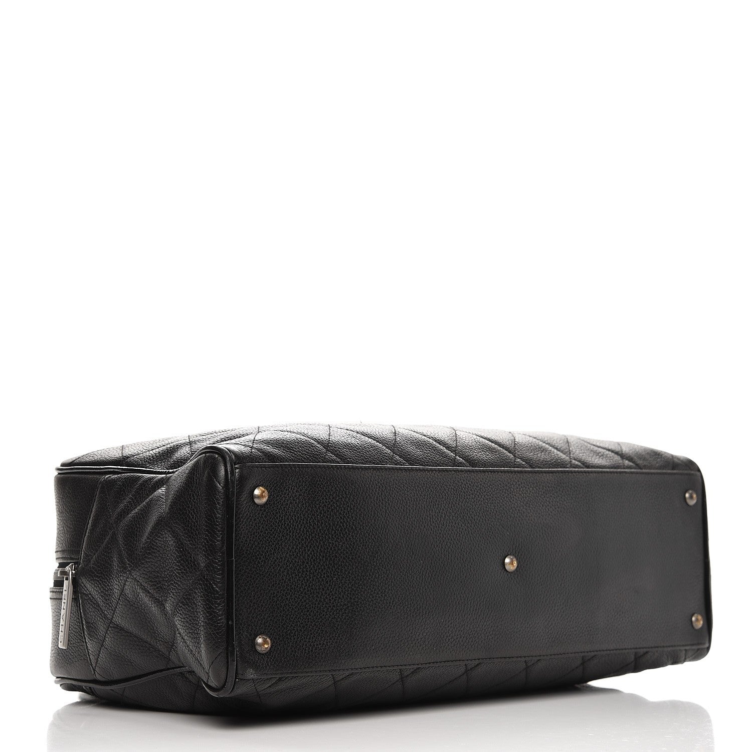 Chanel Caviar Patent Large Bowler Black 4 of 10