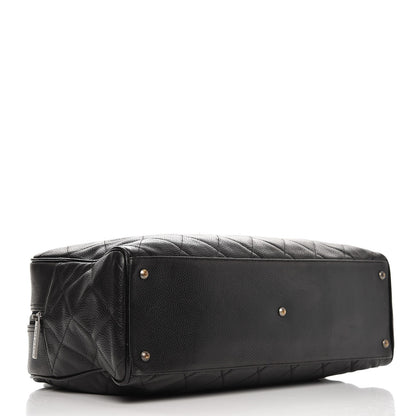 Chanel Caviar Patent Large Bowler Black 4 of 10