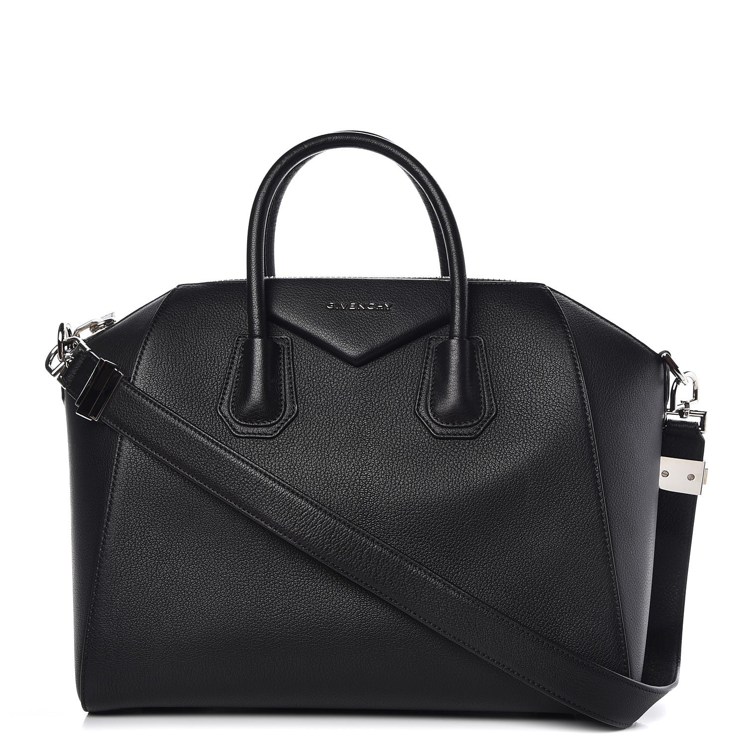 Givenchy Sugar Goatskin Medium Antigona Black 1 of 8