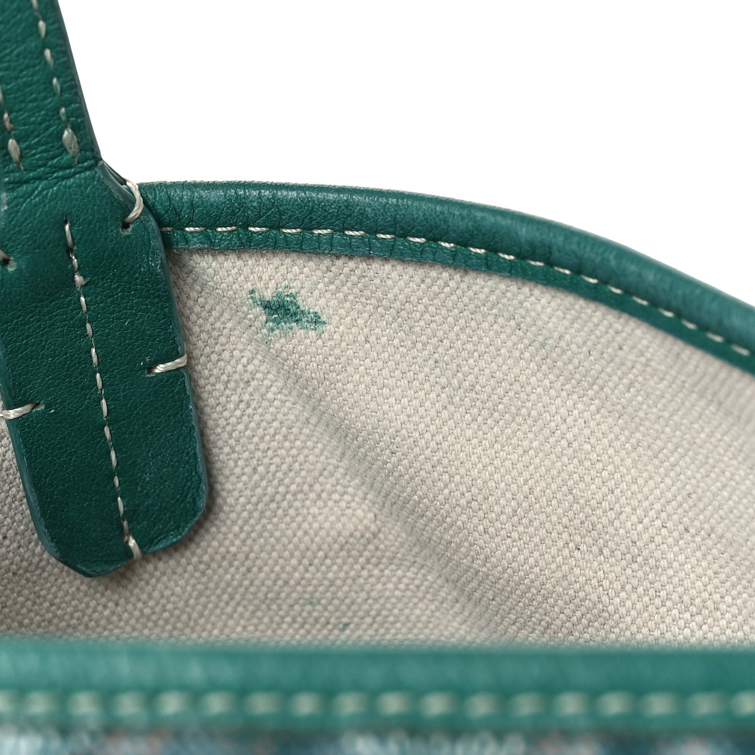 Goyard Goyardine Saint Louis GM Green 16 of 19