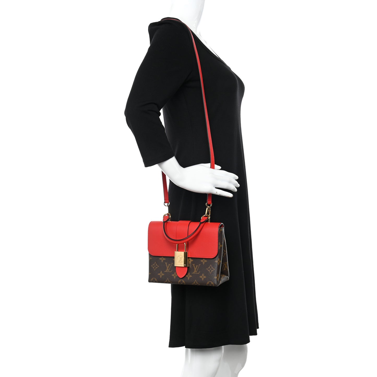 Monogram Locky BB Coquelicot