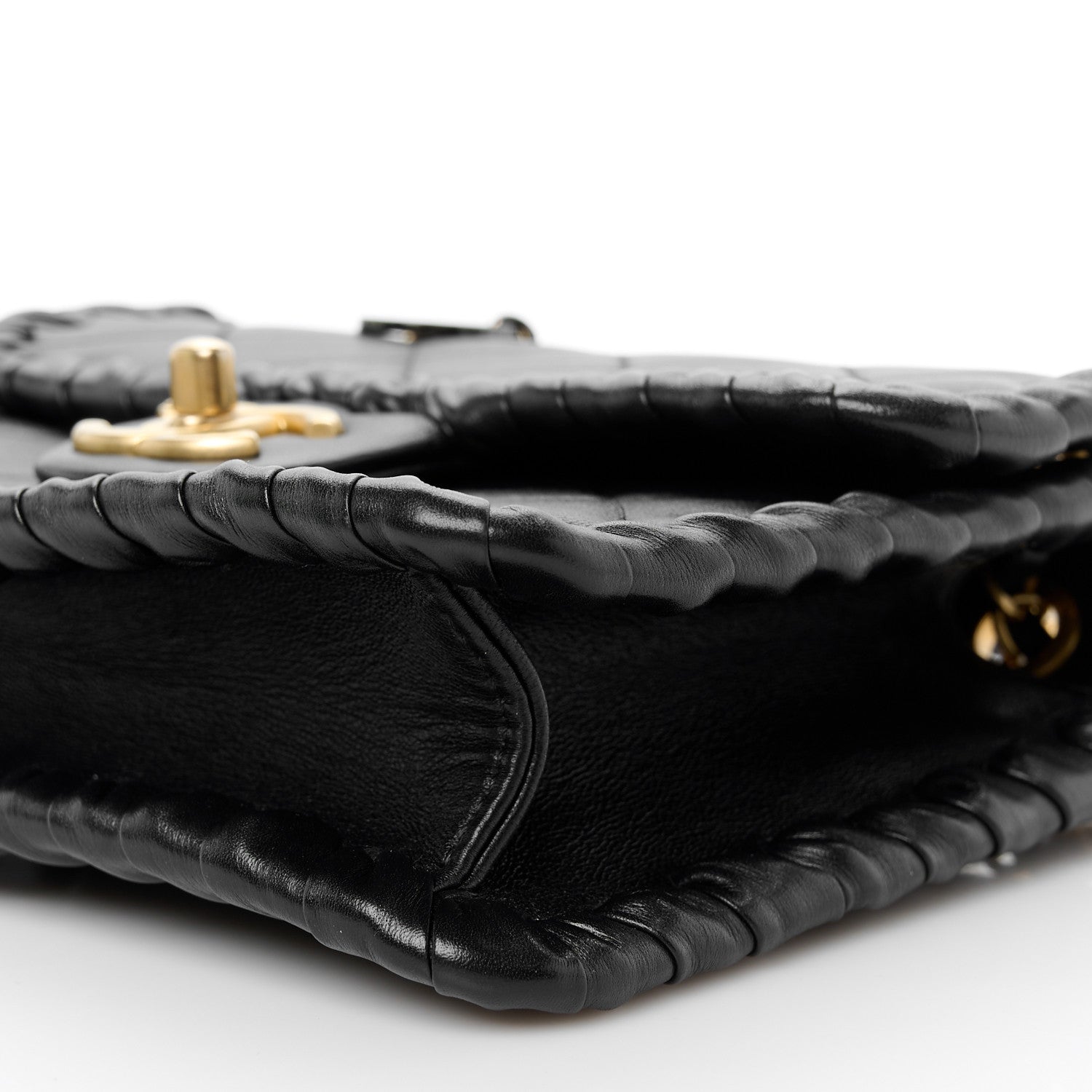 Chanel Calfskin Braided Mini My Own Frame Flap Black 12 of 13