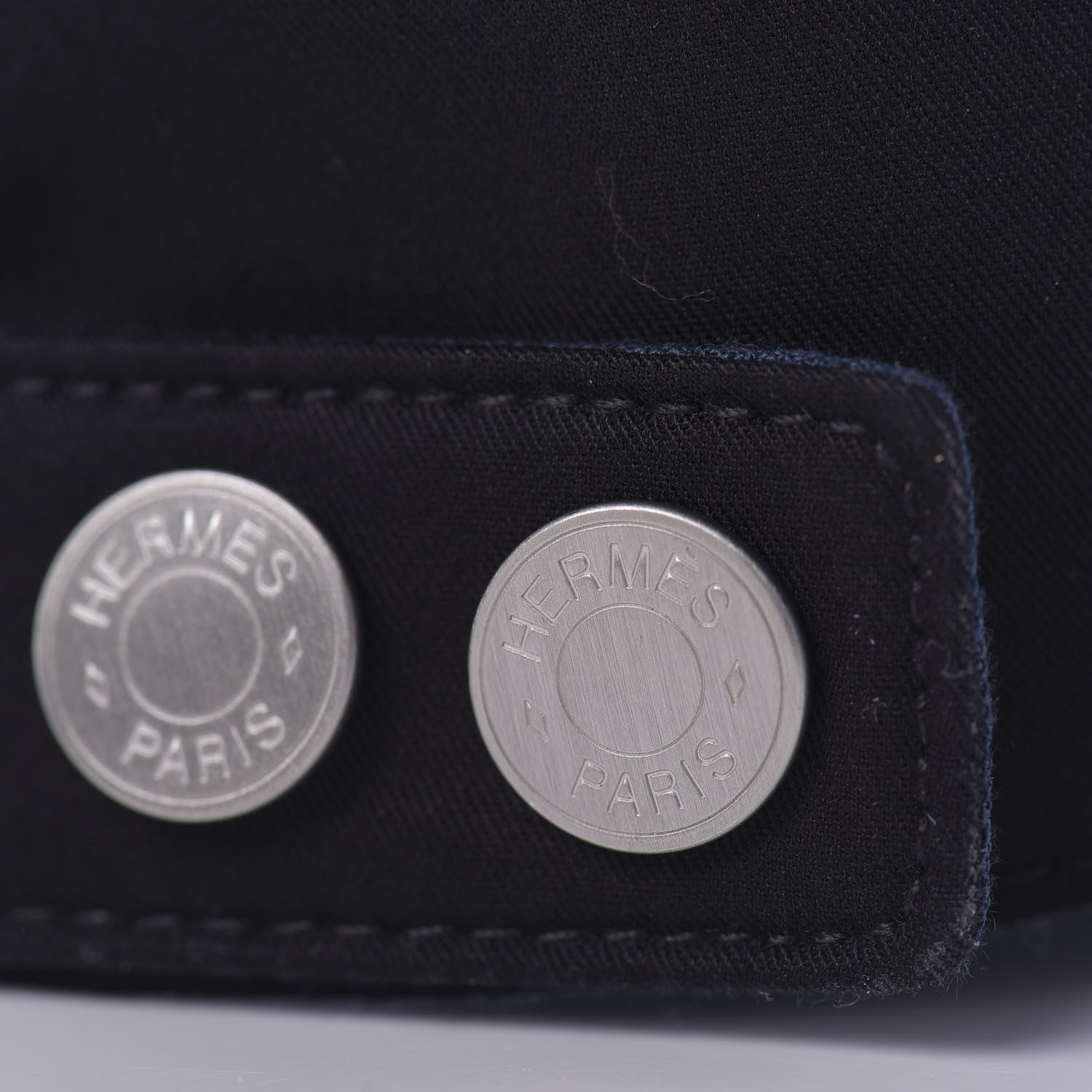 Hermes Cotton Viscose Hat 58 Black 7 of 8