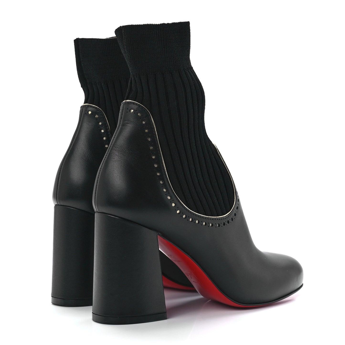 Calfskin Sockies 85 Chelsea Boots 35 Black