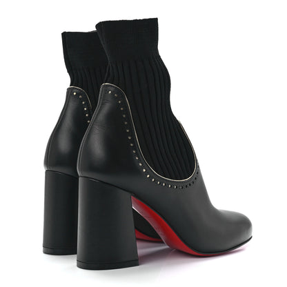 Christian Louboutin Calfskin Sockies 85 Chelsea Boots 35 Black 4 of 8