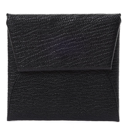 Hermes Chevre Mysore Bastia Coin Purse Black 1 of 7