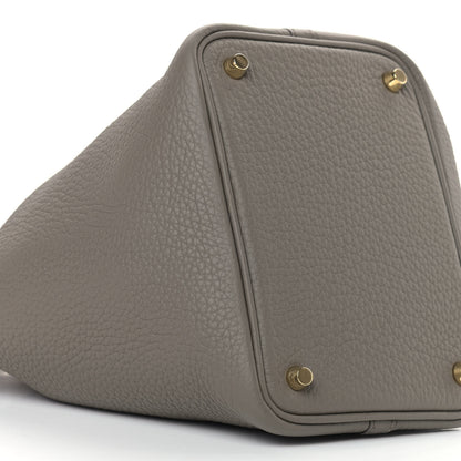Hermes Taurillon Clemence Picotin Lock 18 PM Etain 8 of 9