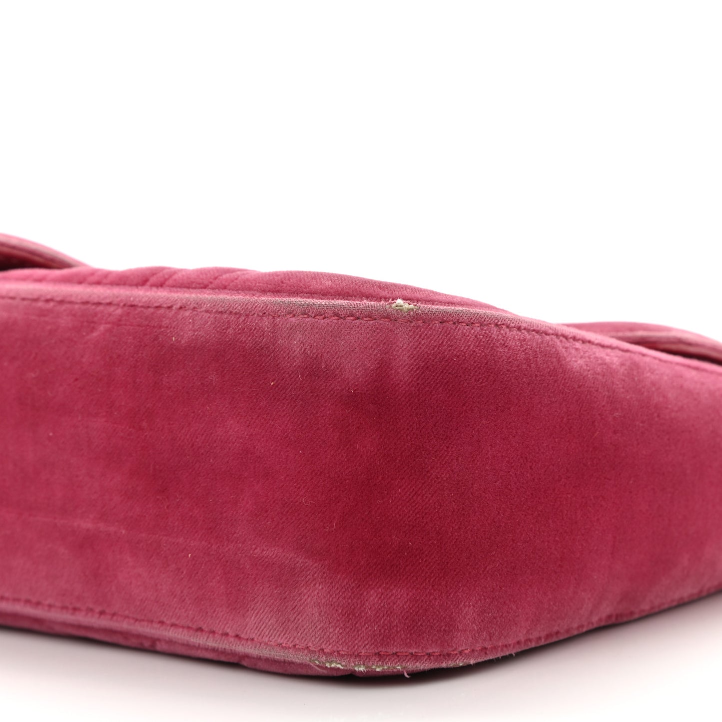 Velvet Matelasse Small GG Marmont Shoulder Bag Light Raspberry Rose